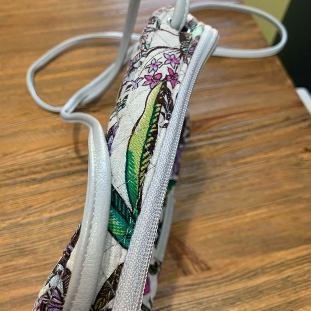 Vera Bradley Floral Crossbody Bag - Purple and Green - Picture 6 of 10
